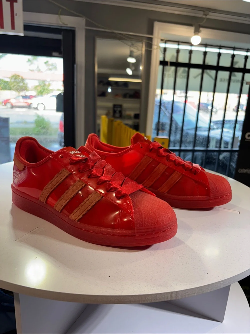 Adidas SuperStar ASW DES Size 8.5 CHICAGO GIRLS Limited Edition RED